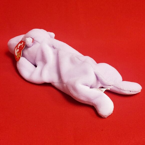 Ty Beanie Babies Happy The Hippopotamus 1993 Animal Plush Stuff Animal - Picture 5 of 13